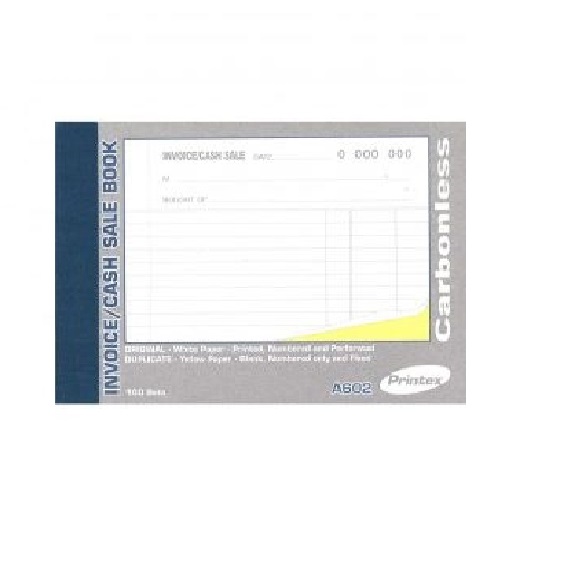 Invoice Books - Duplicate Invoice Book NCR - (Printex) - A6